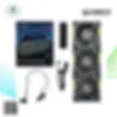 Lian Li UNI Fan SL Wireless LCD 120 Reverse Blade ARGB 3 Fans Black