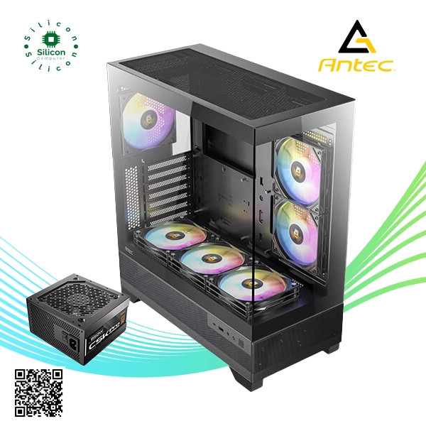Antec CX700 3FAN ARGB Mid Tower Case (Bronze, with Antec Csk Pro 850 W 80 Bronze Atx 3.1 Semi Modular Power Supply)