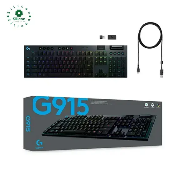 LOGITECH G915 Wireless RGB Mechanical Gaming Keyboard (Tactile switch)