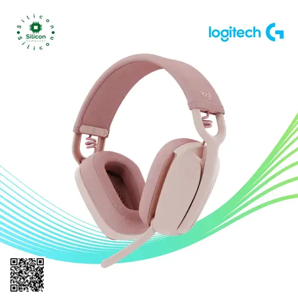 Logitech ZONE Vibe 100 Bluetooth Headset Rose
