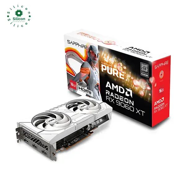 SAPPHIRE PURE AMD Radeon RX 9060 XT GPU 16GB AMD RDNA 4 DP2.1