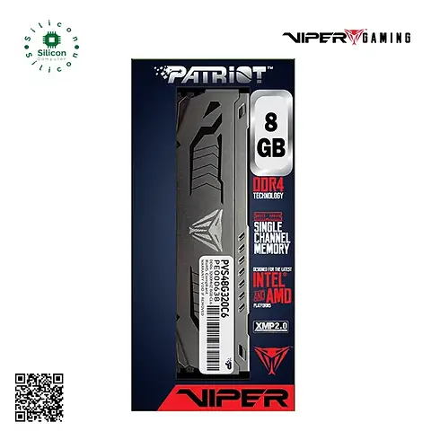 PATRIOT VIPER Steel 8GB DDR4 3600MHz CL18 PVS48G3600C8 | Silicon