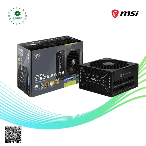 MSI MAG A1000GLS PCIE5 ATX 3.1 PCIe 5.1 Full Modular 80 Plus Gold