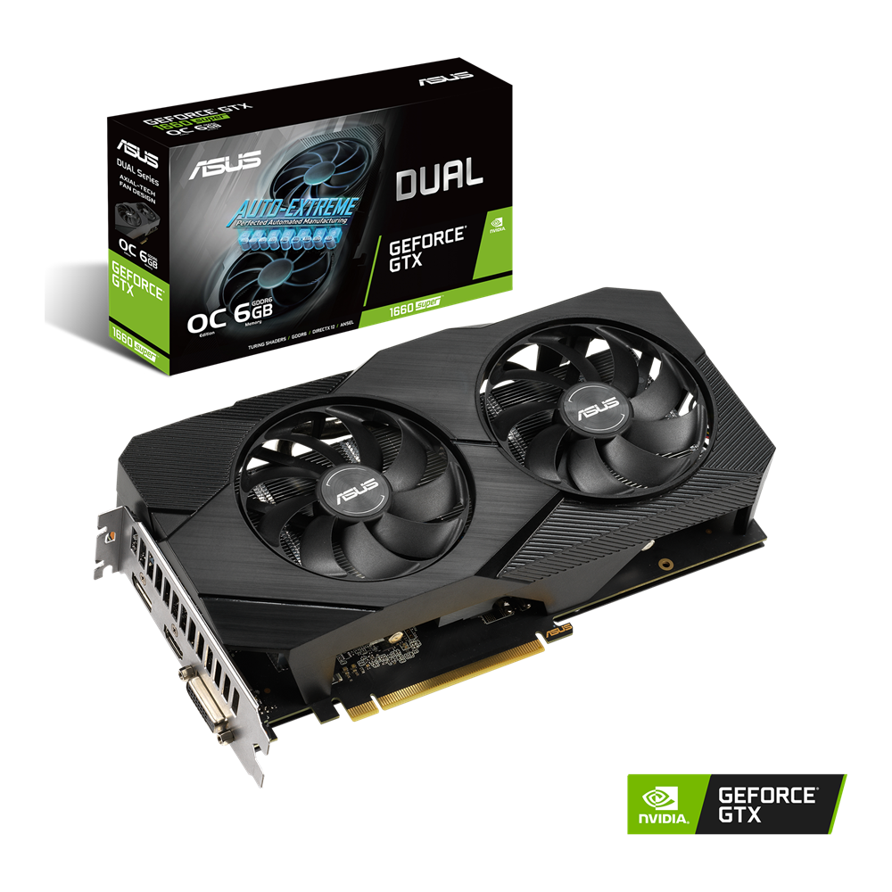 Asus VGA Dual GeForce GTX 1660 SUPER OC Edition GDDR6