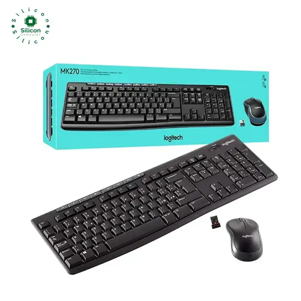 Logitech MK270 Combo Keyboard & Mouse Compatible with Chrome OS & Windows
