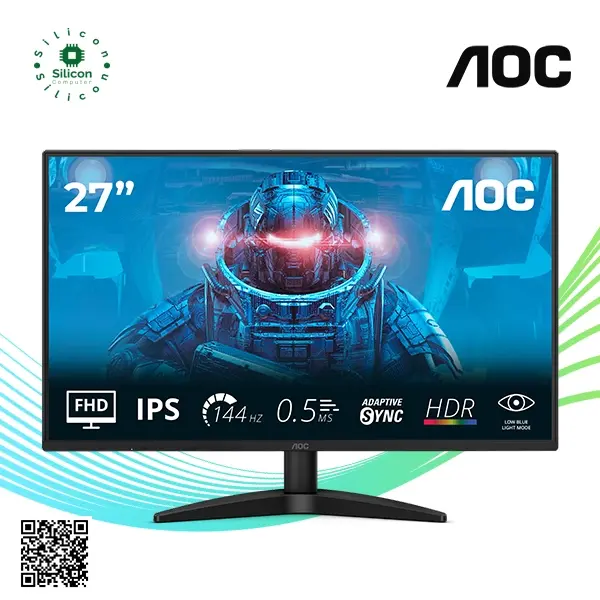AOC 27B36X 27" 144 Hz FHD 0.5 ms HDR 10 Adaptive Sync Gaming Monitor