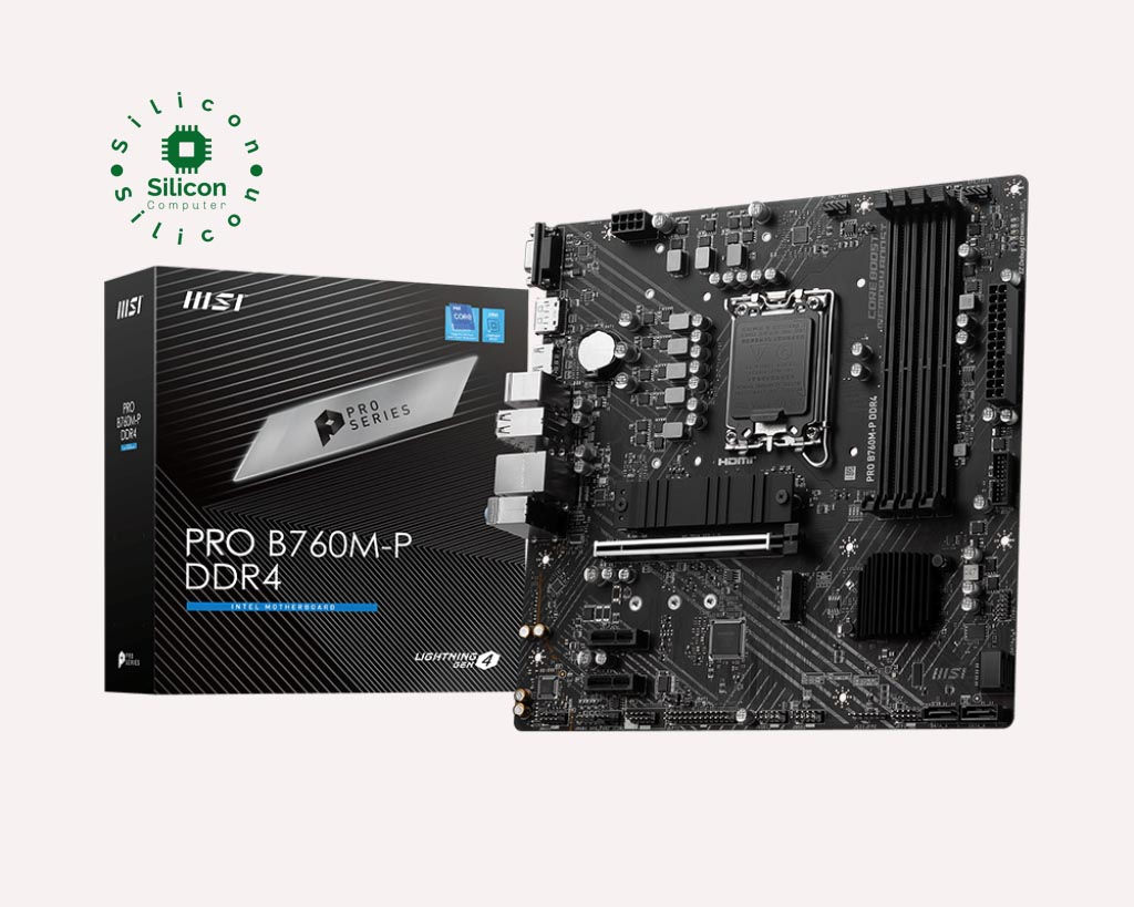 MSI PRO B760M-P DDR4 PCIe 4.0 M.2 Gbps LAN USB 3.2 Gen2