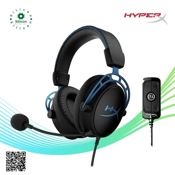 HyperX Cloud Alpha S - Gaming Headset BLUE BLACK