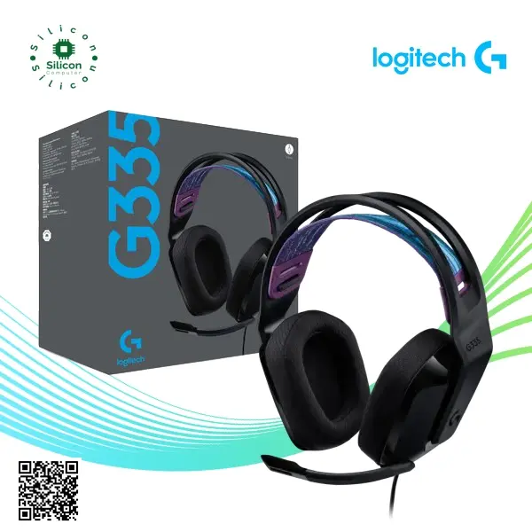Logitech G335 Wired Gaming Headset Black