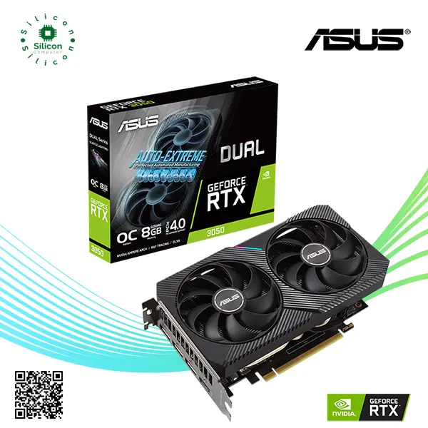 ASUS Dual GeForce RTX 3050 V2 OC Edition 8GB GDDR6