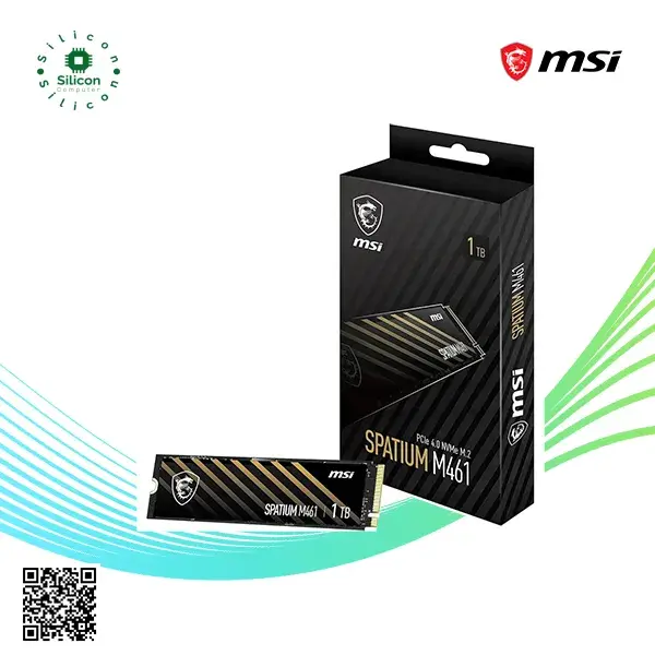MSI SPATIUM M461 1TB PCIe 4.0 NVMe M.2