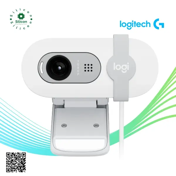 LOGITECH Brio 100 Full HD Webcam - OFF-WHITE - USB