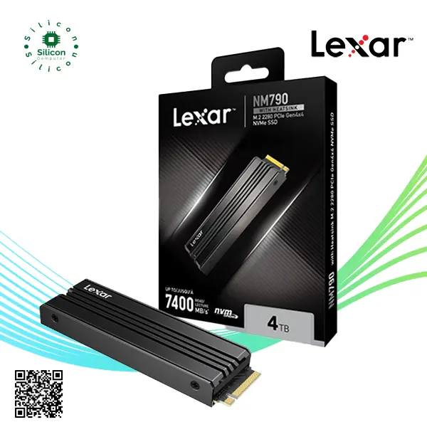 LEXAR NM790 4TB With Heatsink M.2 2280 PCIe Gen 4x4 NVMe
