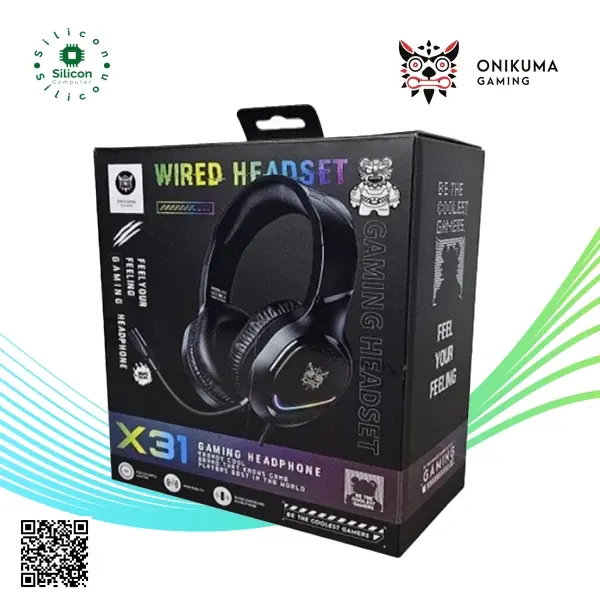 Thumbnail: ONIKUMA X31 RGB Dynamic Professional Gmaing Headphone