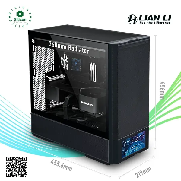 LIAN LI Lancool 207 Digital Black Gaming Case