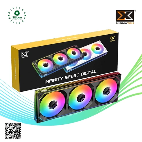 Xigmatek Infinity SF360 Digital ARGB PWM Fan Kit 360mm
