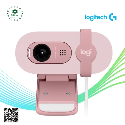 LOGITECH Brio 100 Full HD Webcam - ROSE - USB