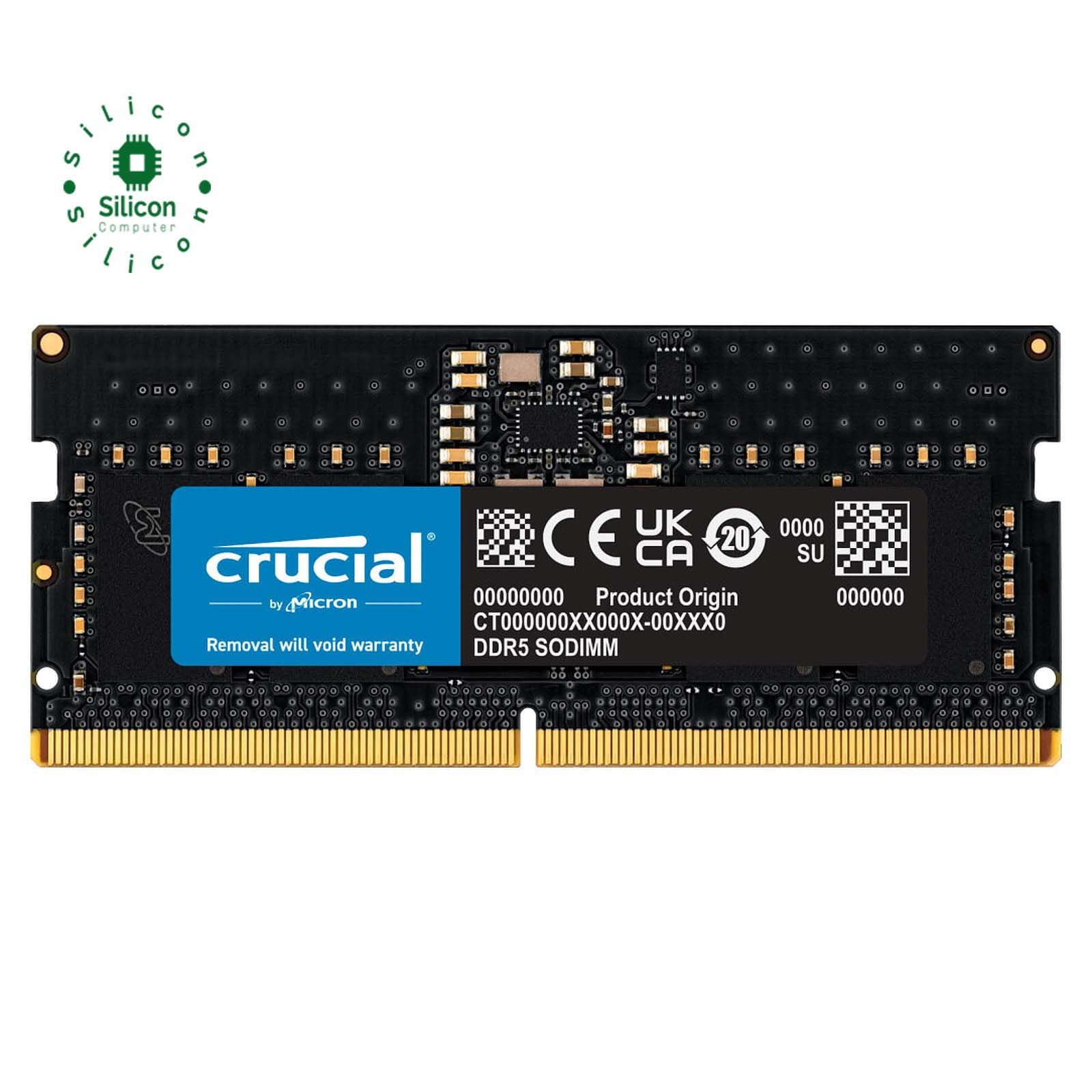 Crucial 16GB DDR5 4800MHz CL40 Laptop Memory
