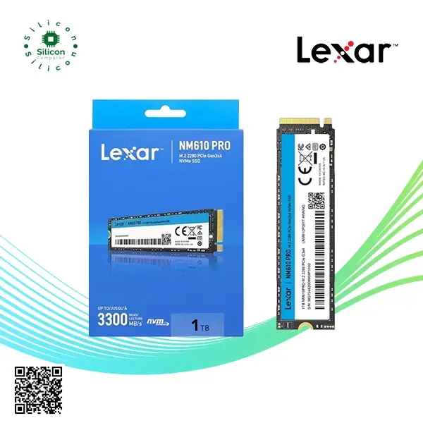 Lexar NM610PRO 1TB M.2 2280 PCIe Gen3x4 NVMe SSD
