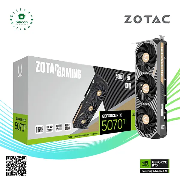 ZOTAC GAMING GeForce RTX 5070 Ti SOLID SFF OC 16GB GDDR7