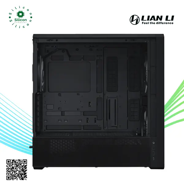 الصورة المصغرة: Lian Li Lancool 217 INF Black Mid Tower Gaming Case - LAN217INFX
