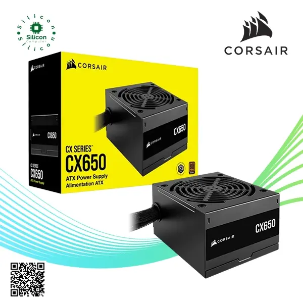 CORSAIR CX Series CX650 - 650 Watt 80 PLUS Bronze ATX Power Supply