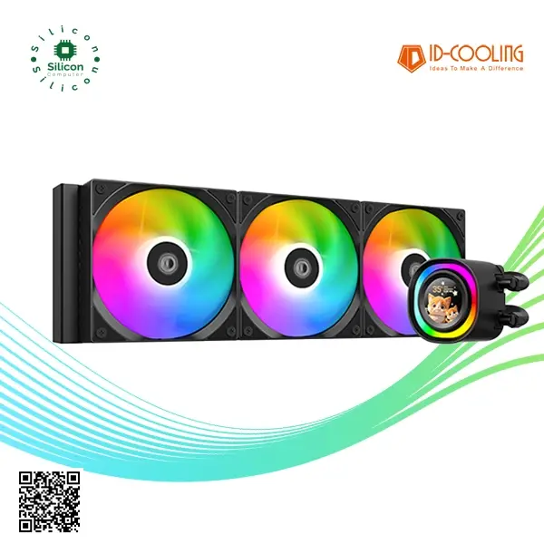 ID-COOLING FX360 LCD Gen 7 Pro Pump ARGB BLACK AIO Liquid Cpu Cooler