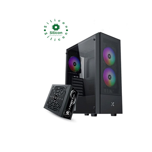 Xigmatek Hero II Air FRGB + Z-Power II Z650 500W Mid Tower Case