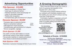 Sponsorship Opportunities - first printing - inside