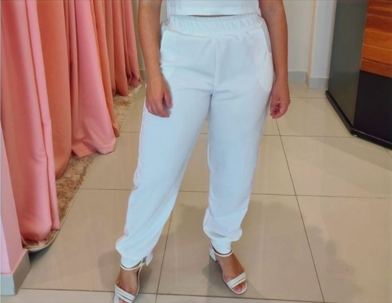 Calça Jogging off white