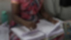 Woman organising register