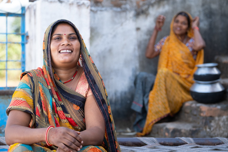 Women with pots