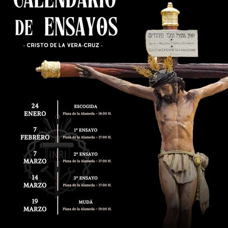 Calendario de la Cuadrilla del Santísimo Cristo de la Vera-Cruz