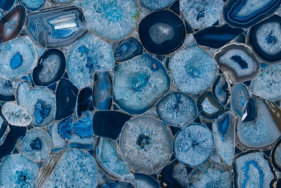 Blue Agate — full slab