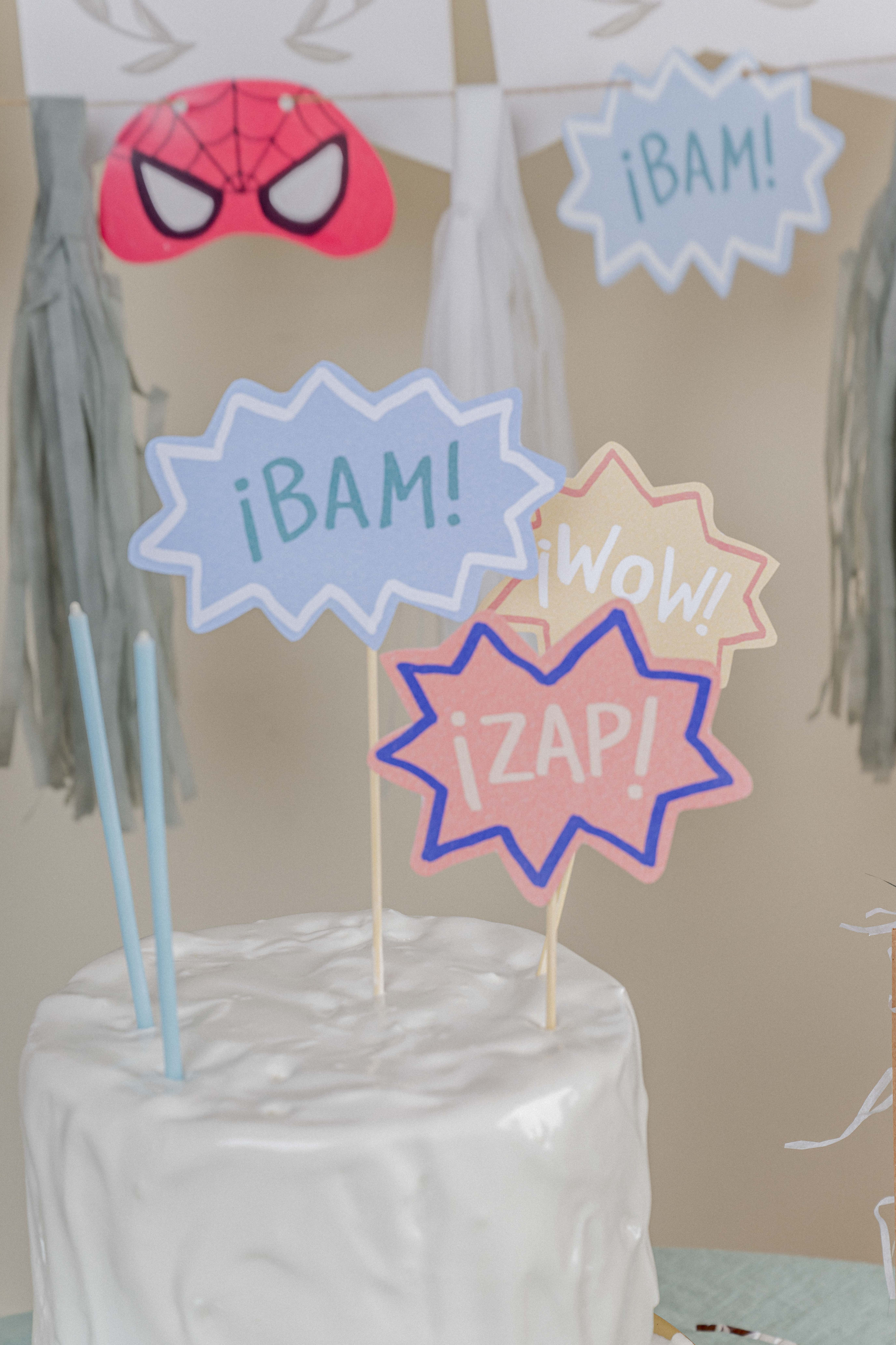 Topper Torta Superhero