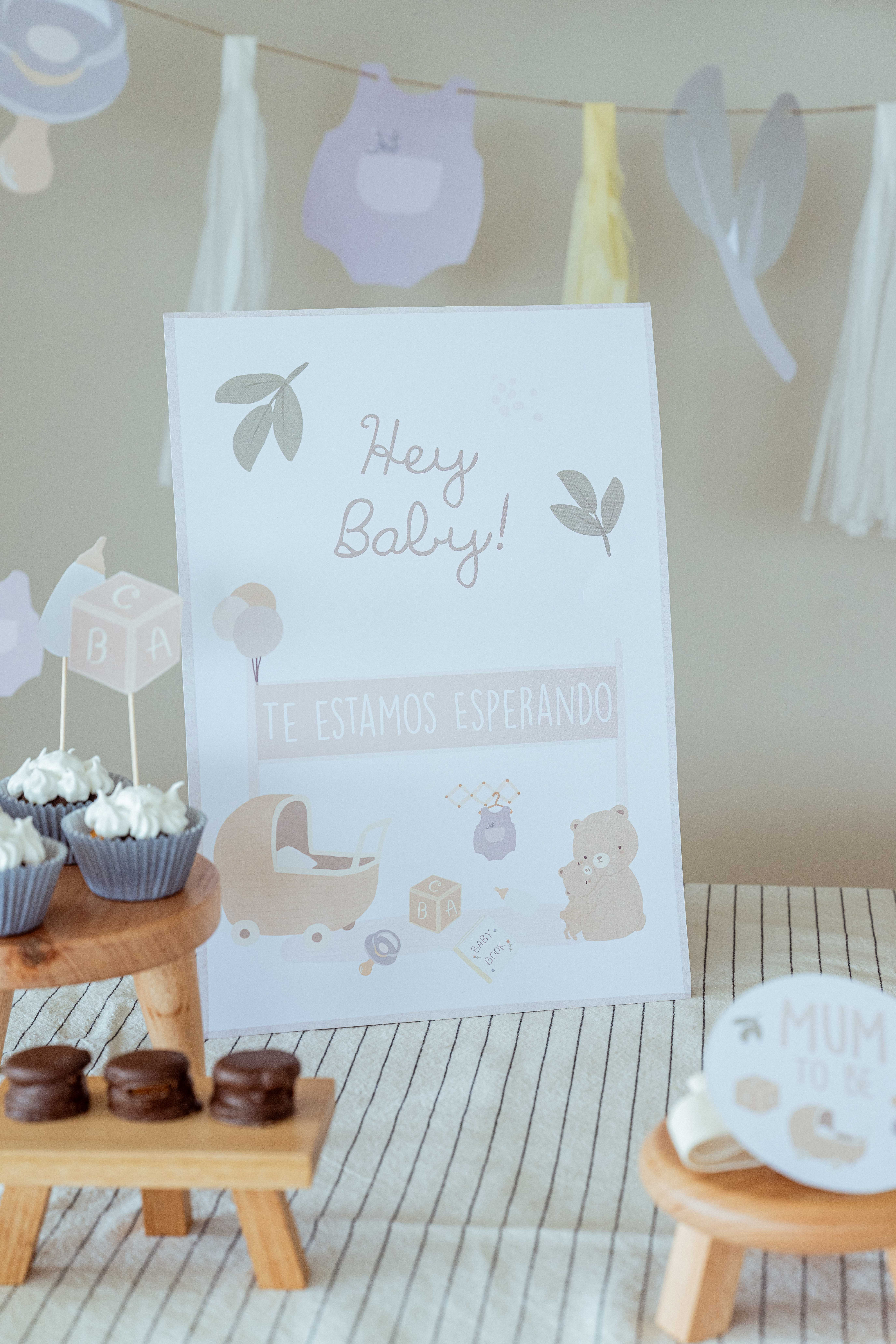 Hey Baby Bienvenida Vintage
