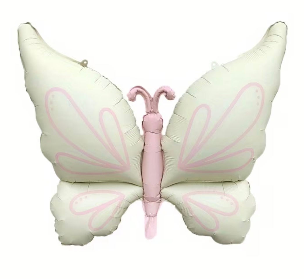 Globo Mariposa Crema