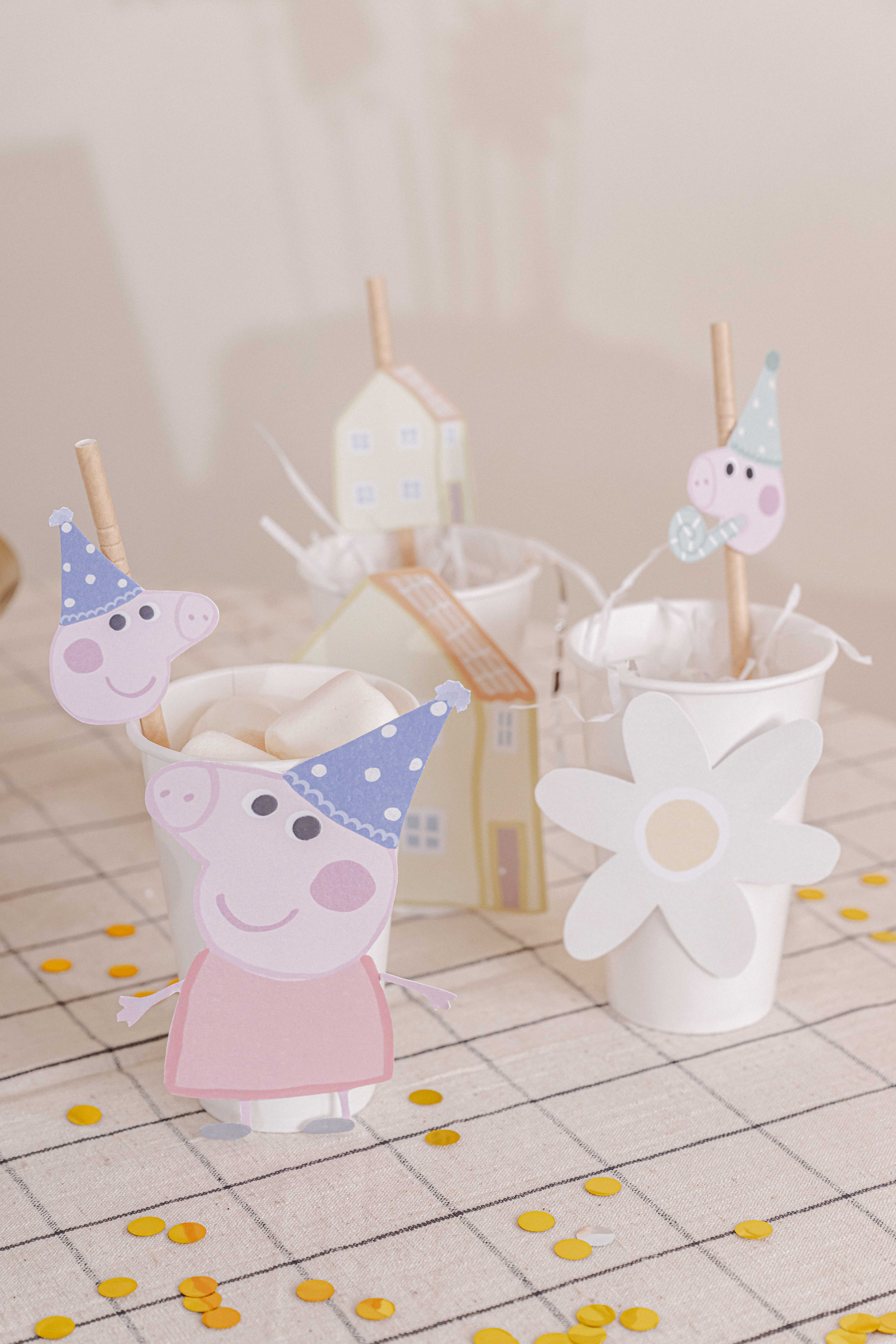 Vasos Pack Peppa Pig ( 4 unidades)