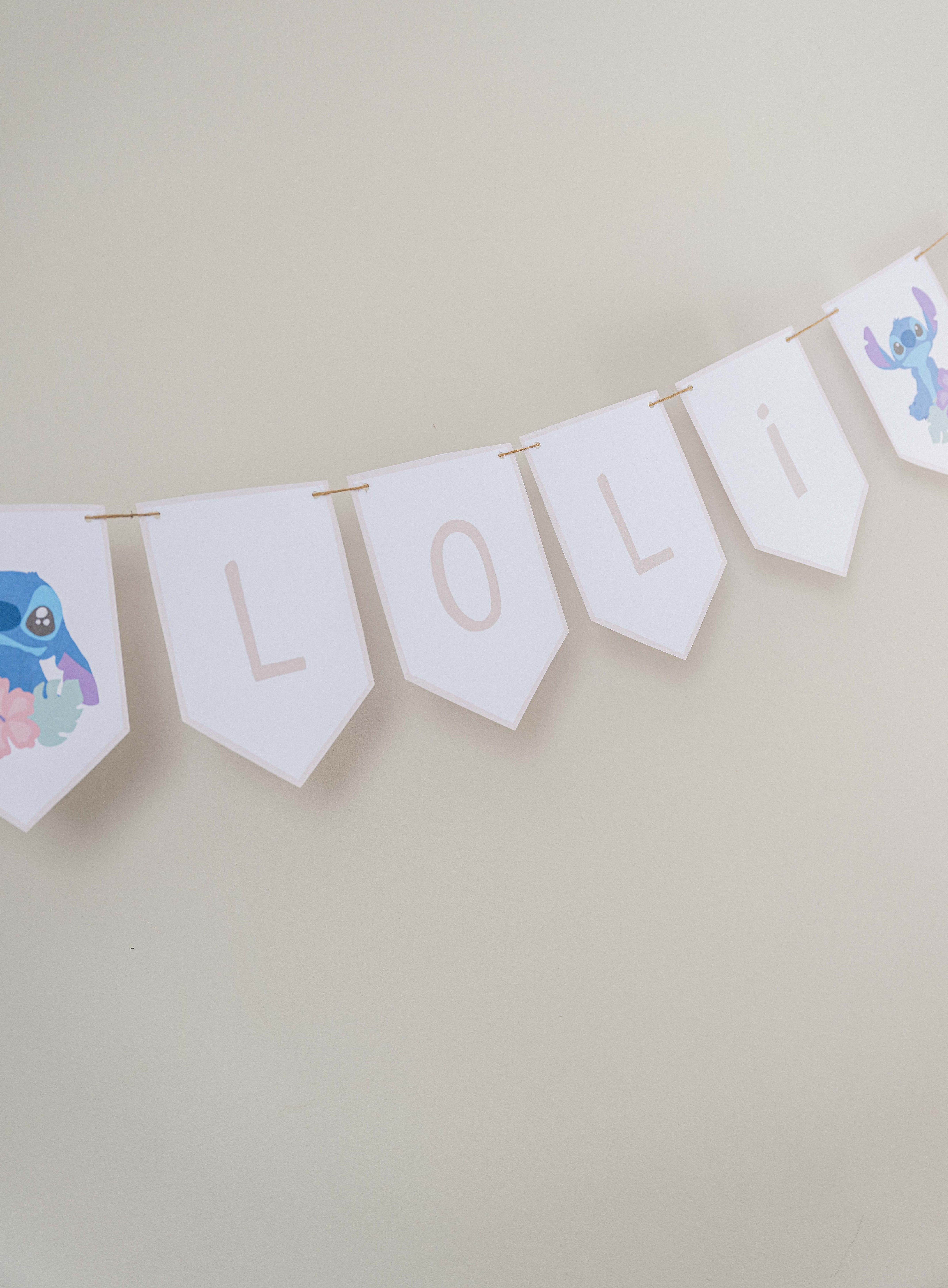 Guirnalda personalizada Stitch