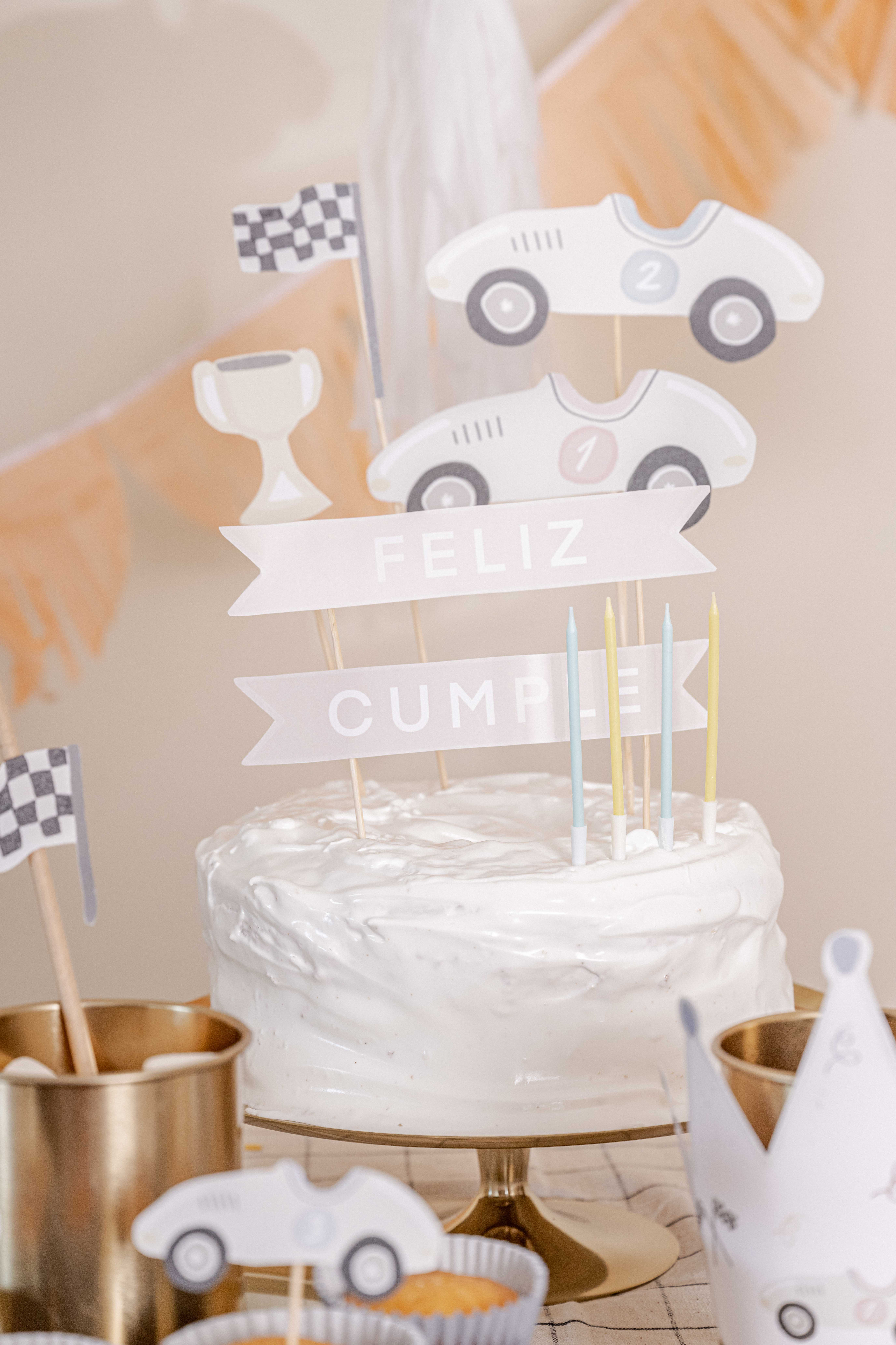 Topper Torta Autos