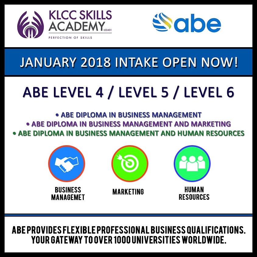 JAN INTAKE OPEN NOW!