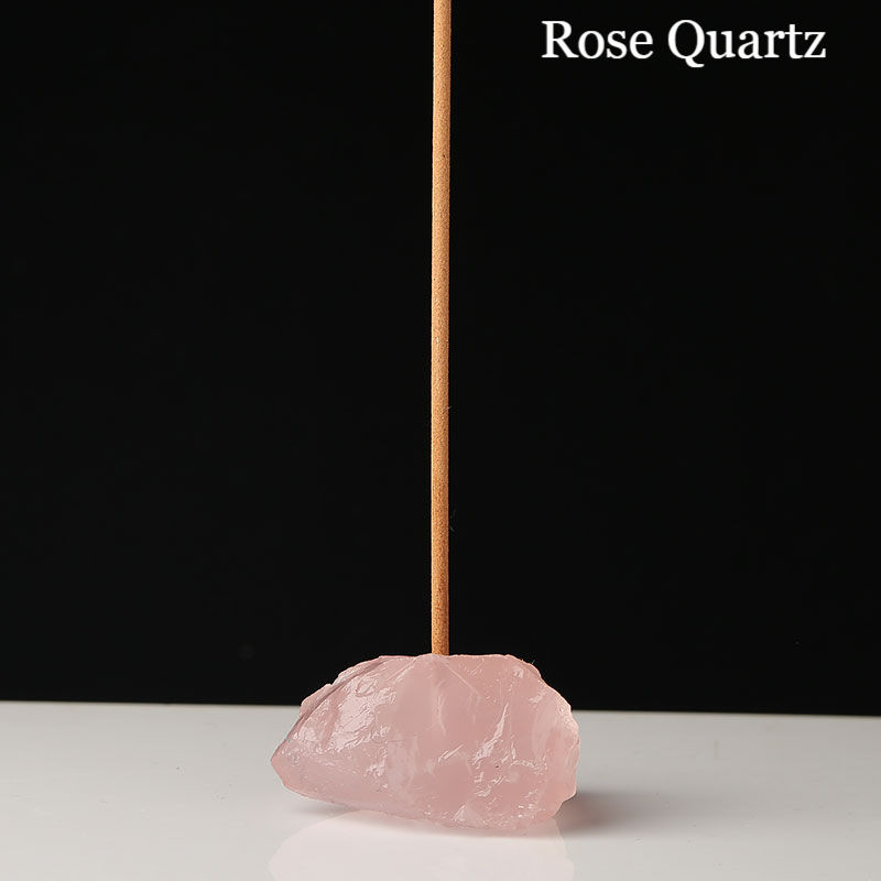 Thumbnail: Gemstone Incense Burner displayed in a serene setting with incense burning, adding elegance to a sacred space.