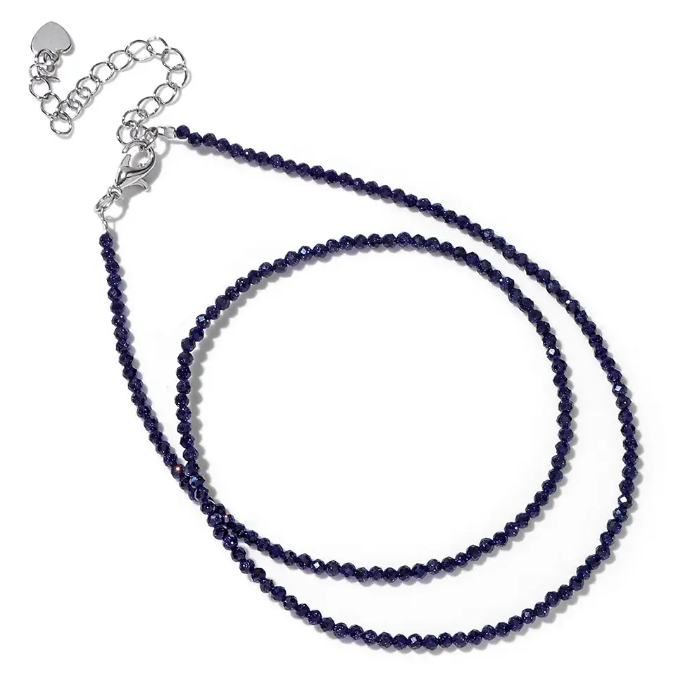 Thumbnail: Dainty Gemstone Clavicle Necklace