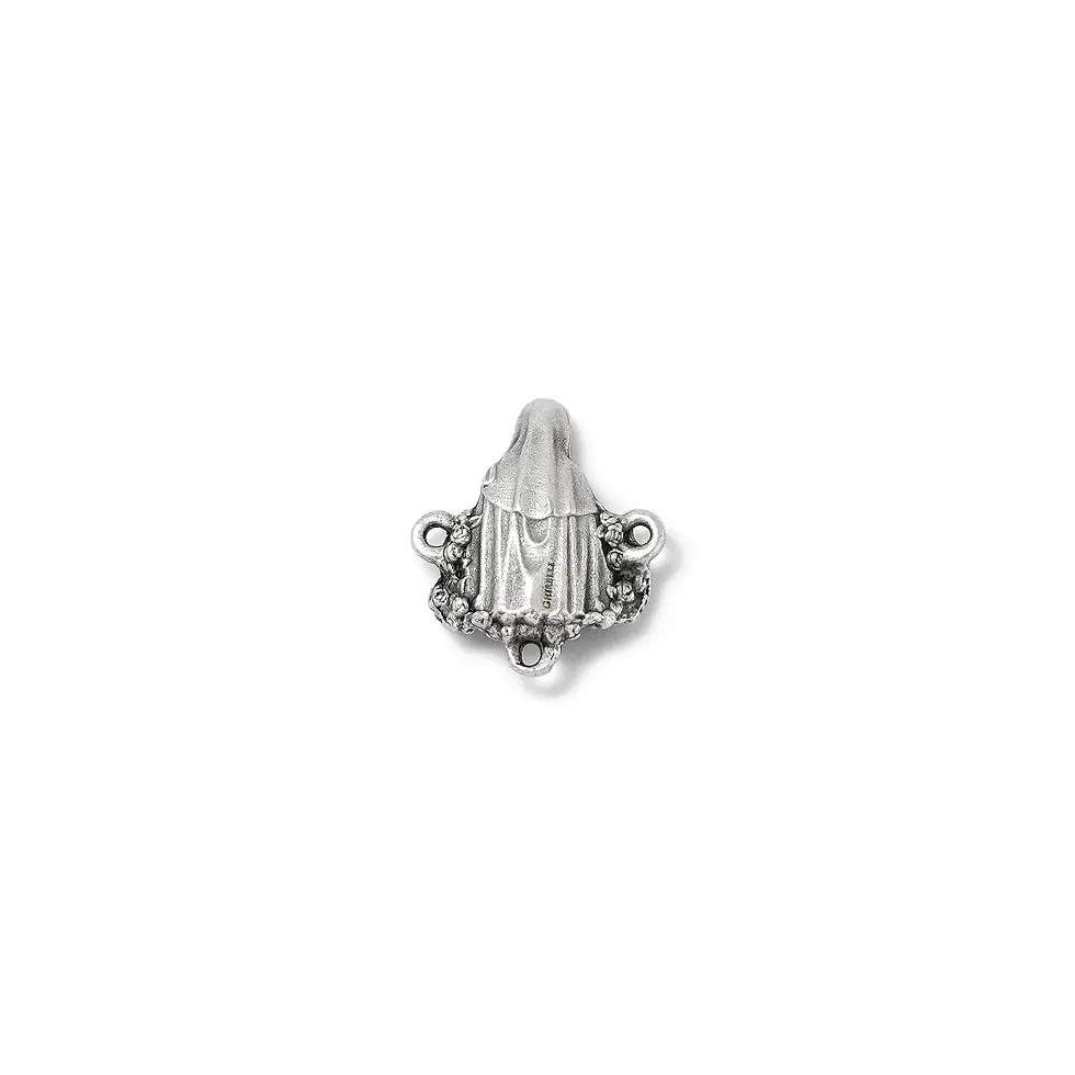 Thumbnail: Miraculous Medal Rosary with Genuine Murano Beads