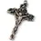 Thumbnail: HOLY COMMUNION VINE & BRANCHES AURORA BOREALIS & SILVER ROSARY - 11268