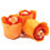 Thumbnail: Set of 3 Soap Flower Heart Box - Orange Roses