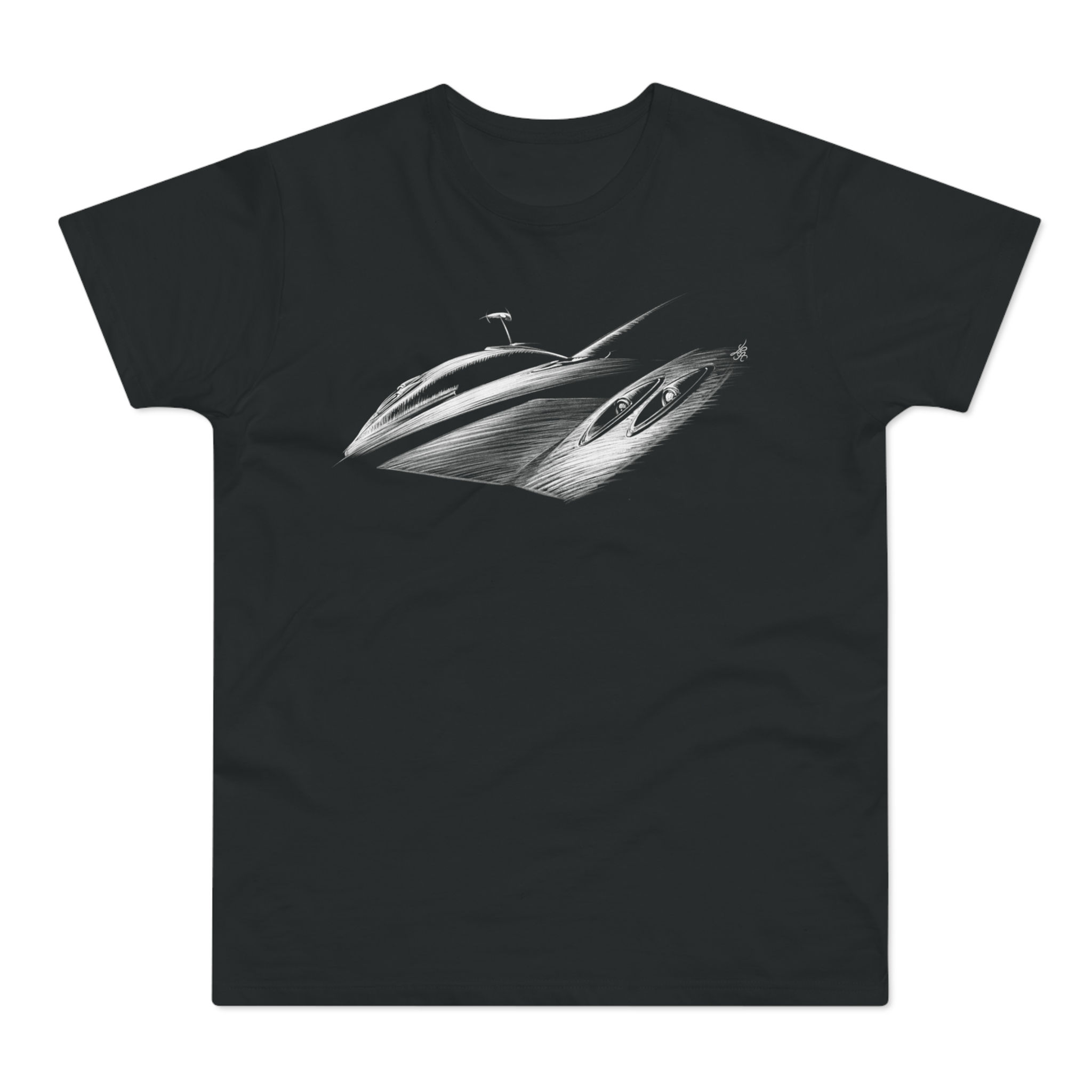 T-shirt Pagani Zonda R, unisexe, noir