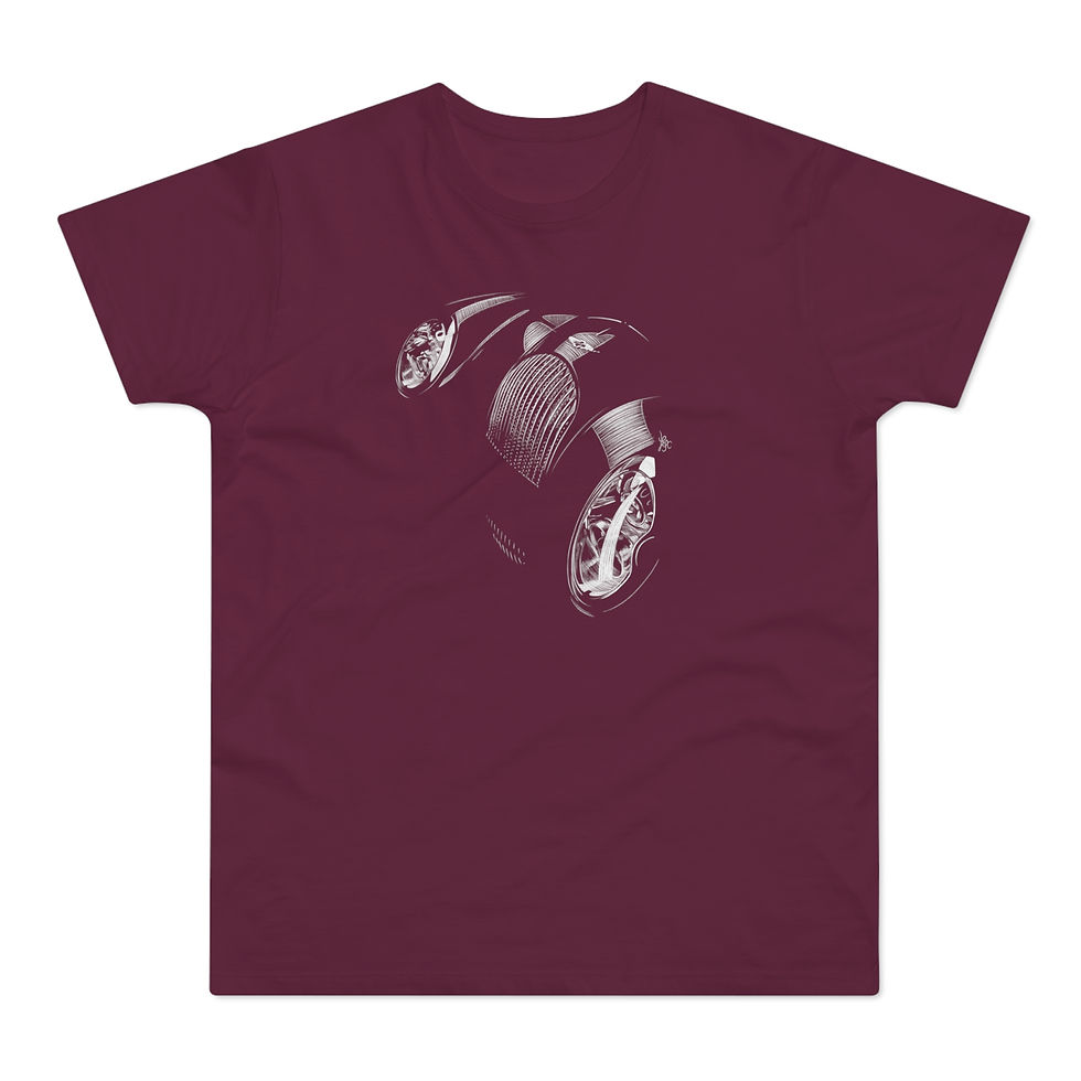 Miniature : T-shirt Morgan Aero, unisexe, bordeaux