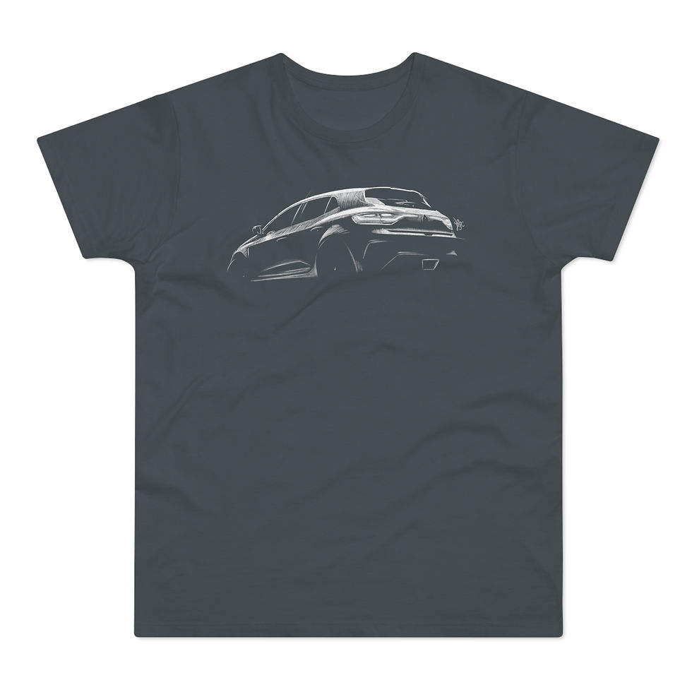 Miniature : T-shirt Renault Megane 4 RS, unisexe, gris