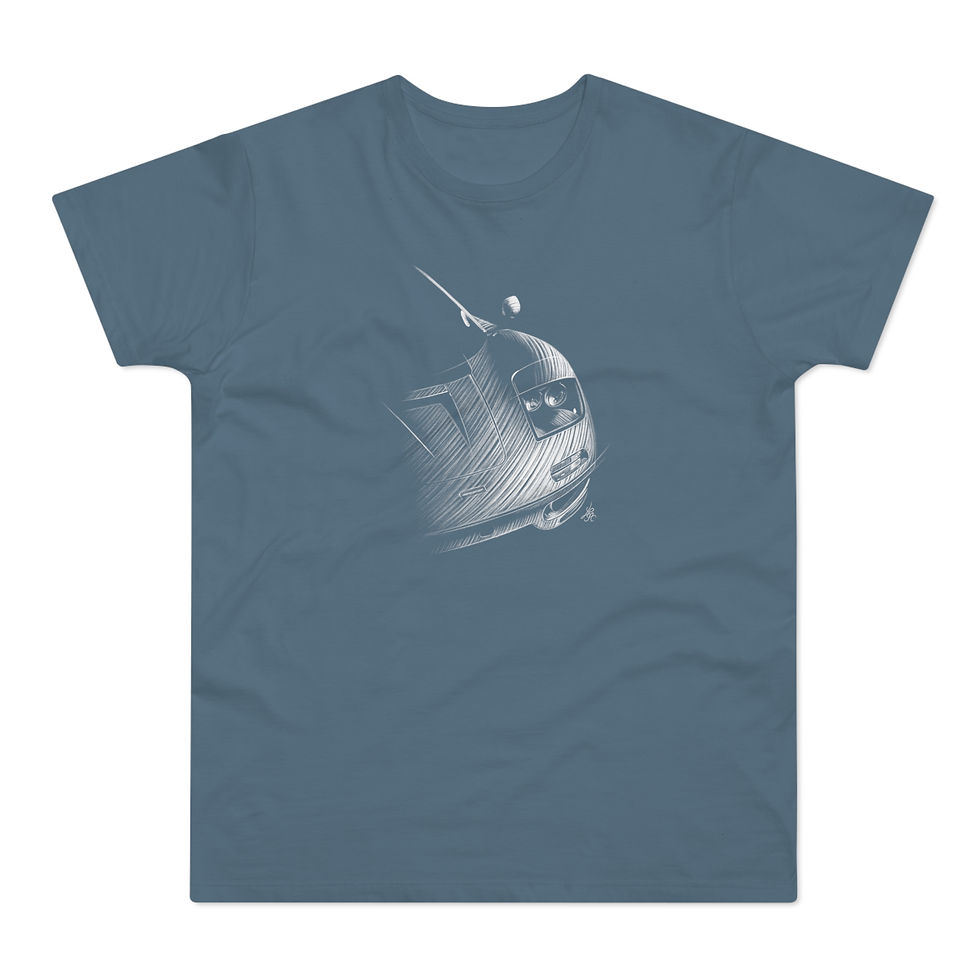 Miniature : T-shirt McLaren F1, supercar, unisexe, gris bleu